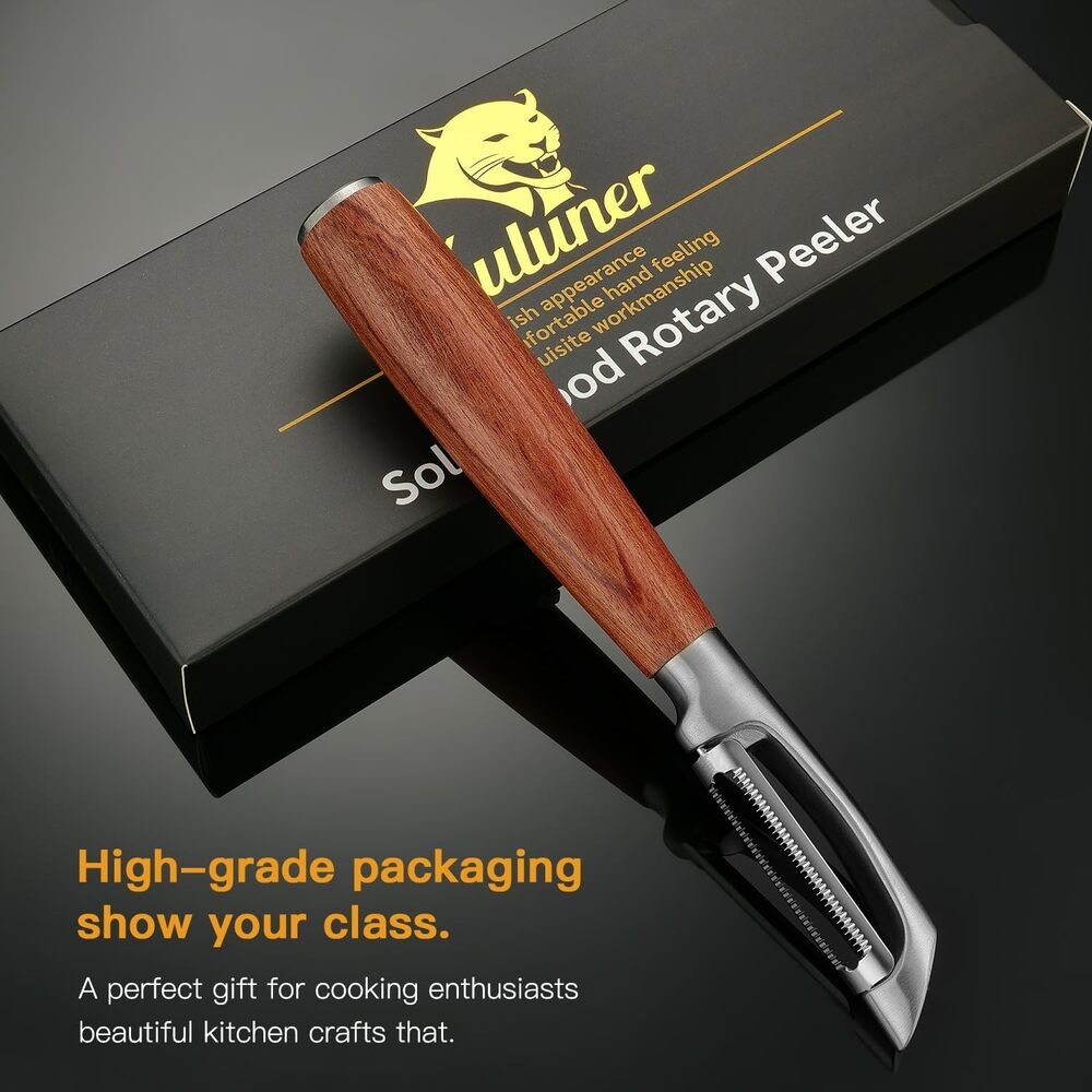 Premium High-End Rosewood Potato Peeler